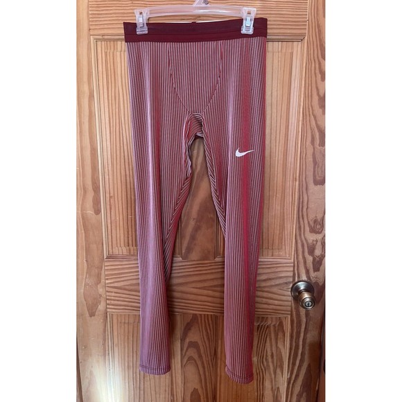 Nike Pro Elite Official Racing Tights Red Made in USA Men's Size M AO8491-000 - Picture 1 of 12